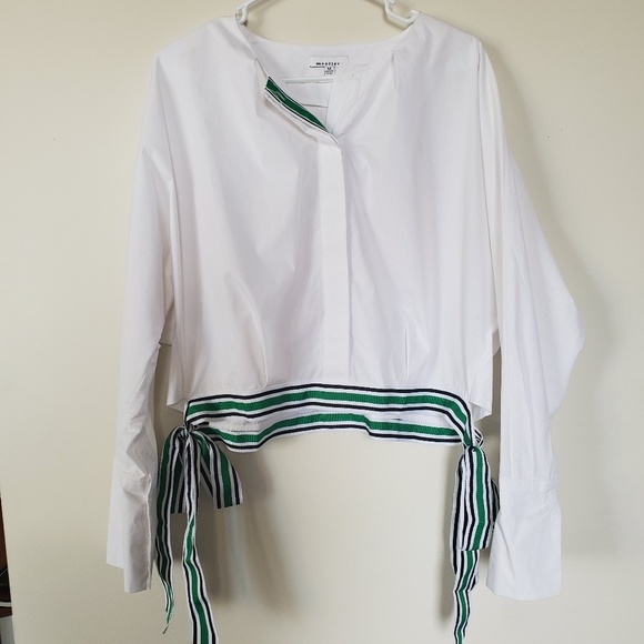 Moelleux - Button down side bow shirt - Picture 1 of 6
